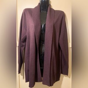 Croft & Barrow cardigan - medium, wine